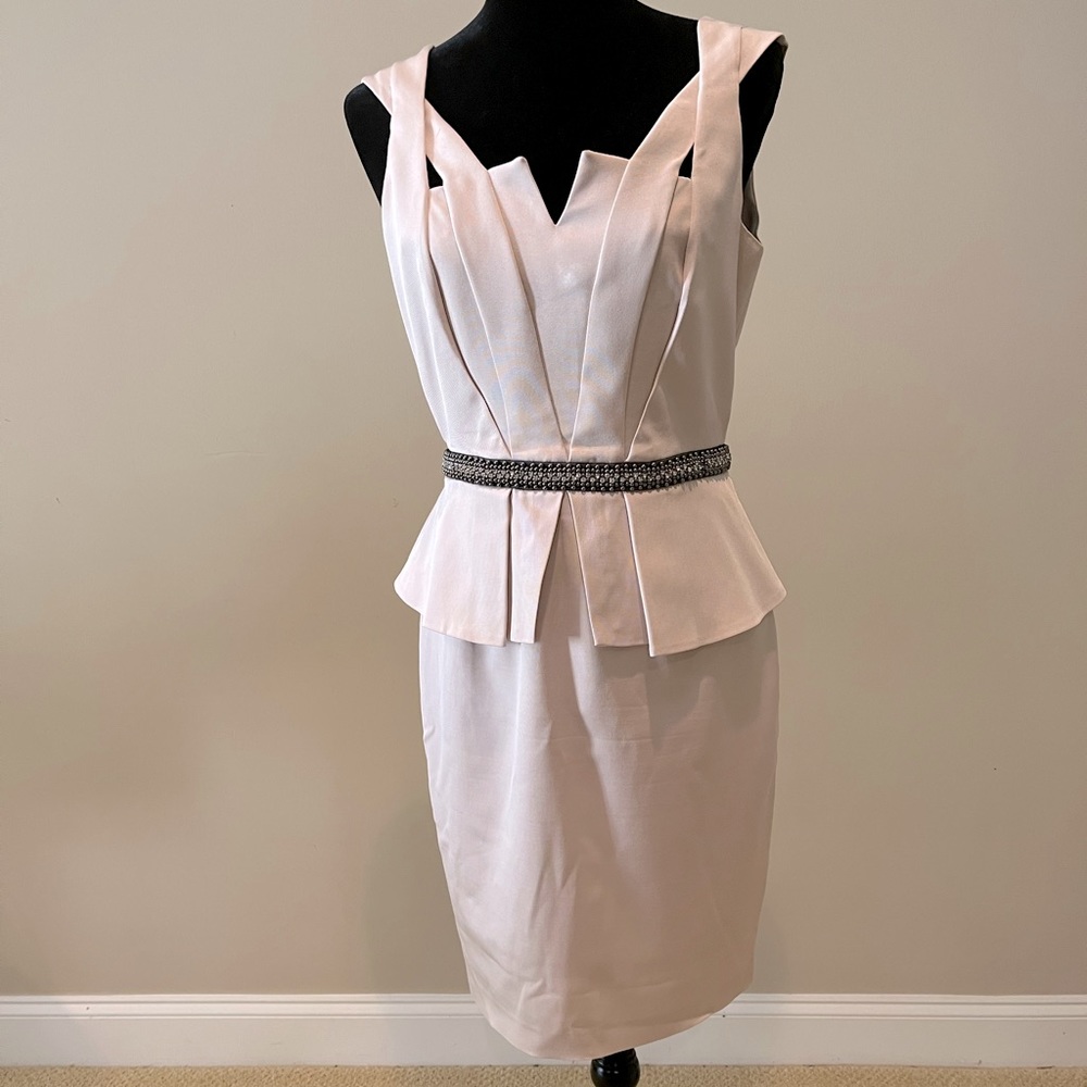 Coktail dress , matt satin .